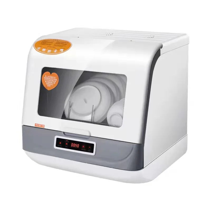High Quality Mini Portable Dishwasher Automatic Electric Home Use Washing Machine with Free Installation Stainless Steel Housing
