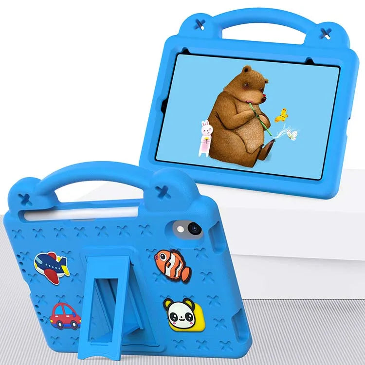 Case for iPad Mini 6 8.3 Inch 2021 Kids Friendly Foam Handle Folding Bracket Cartoon Shockproof Cover