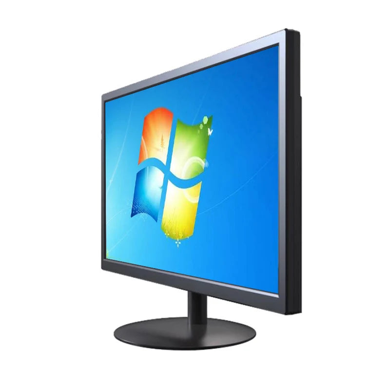 24 Inch TN Full 1080P Desktop PC Computer VGA AV Output LED Remote Control 21.5 Lcd Monitor Home New DVI Speaker