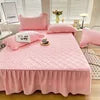 Hot Sales Summer Bedding Sets Double Bed Soft Latex Mat Princess Style Fitted Sheet Bed Skirts