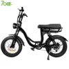 Wholesale  Electric City Road Mountain Hybrid Bicycle 1000 Watt 18.2Ah Fat Tire Step Through 2 Long Seat Electric Fat E Bike