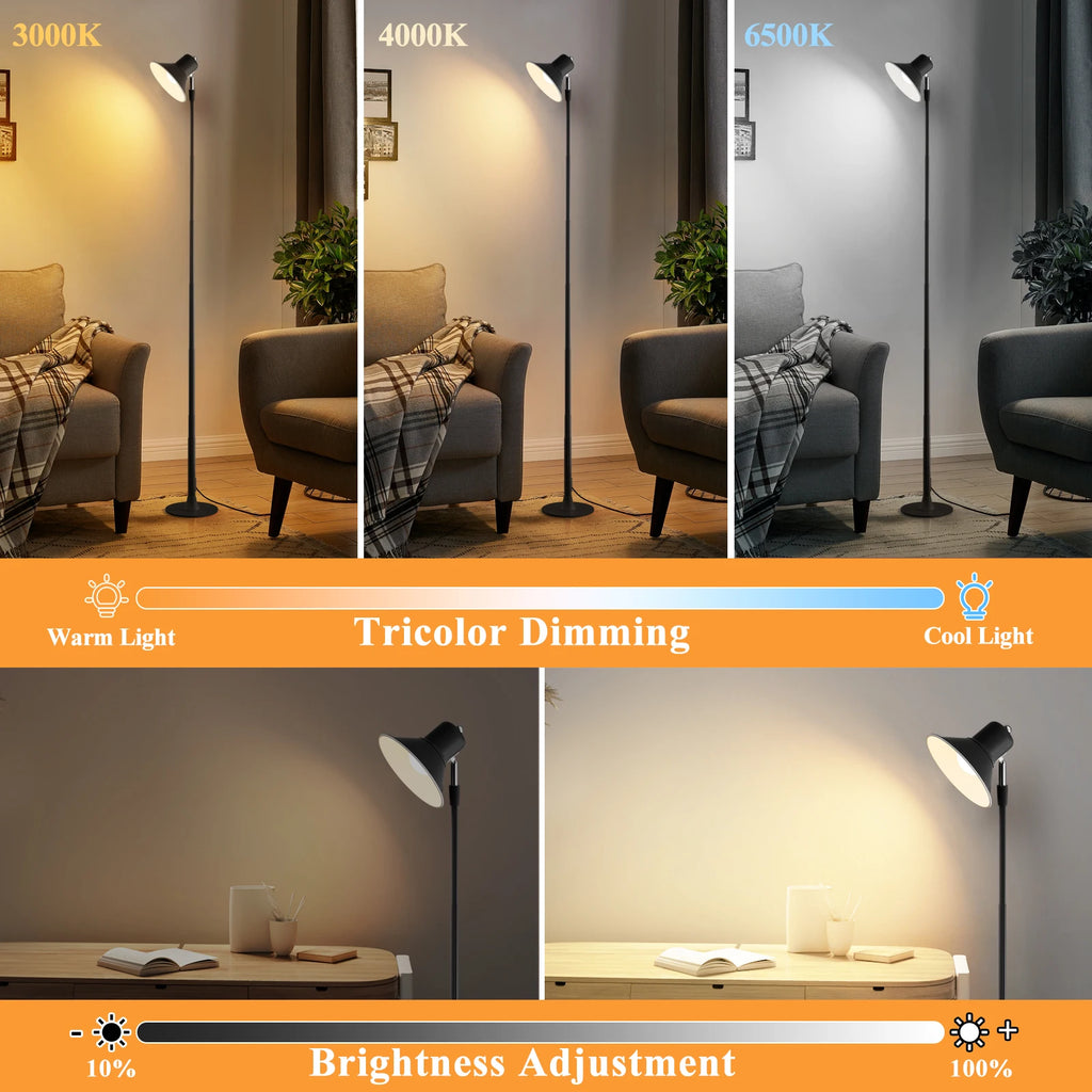 Height Adjustable Study Corner Floor Lamp Modern USB Reading Desk Lamp Living Room Bedroom Night Lights Bedside Led Table Lamp