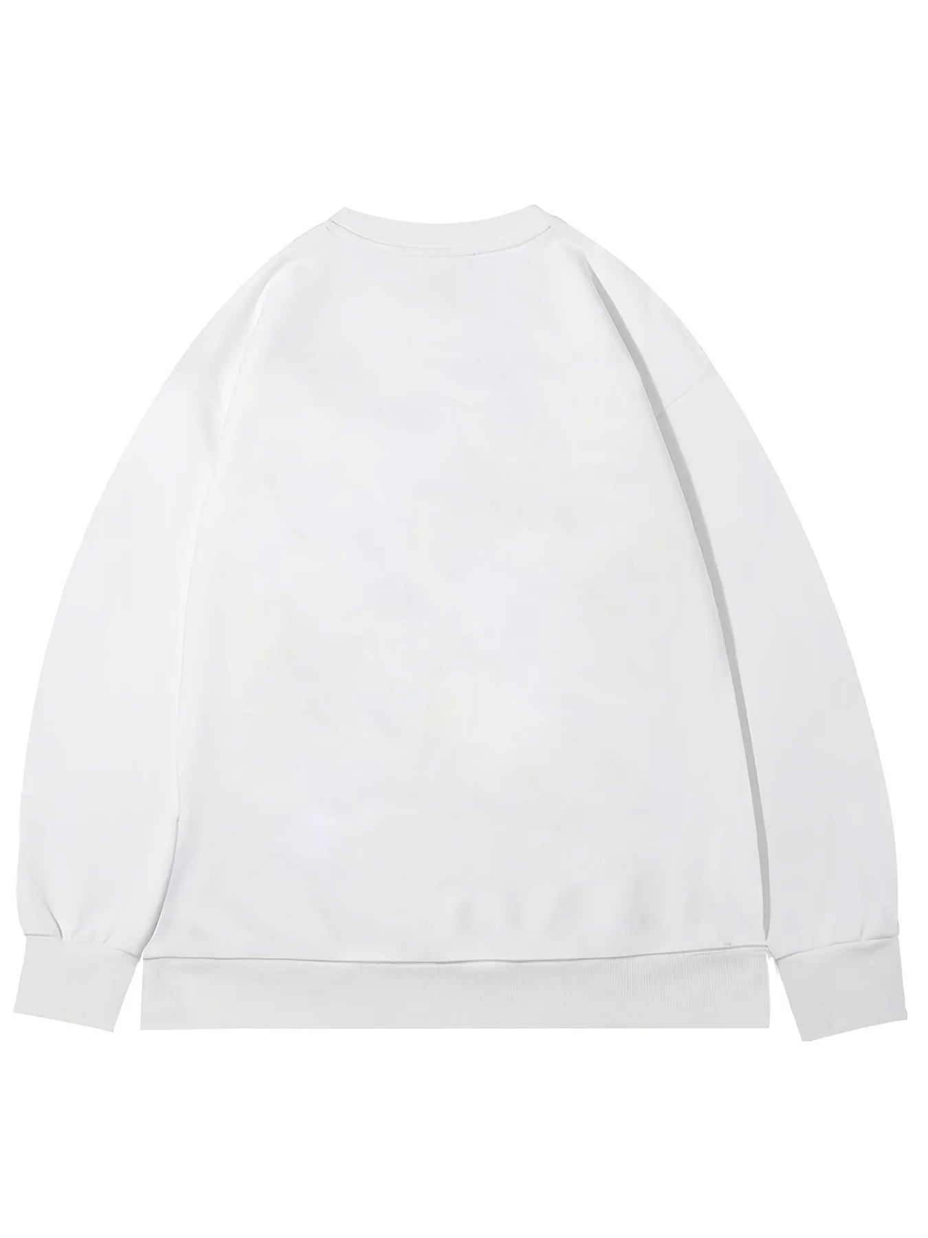 Men's autumn and winter fashionable casual loose futune long sleeved round neck sweatshirt