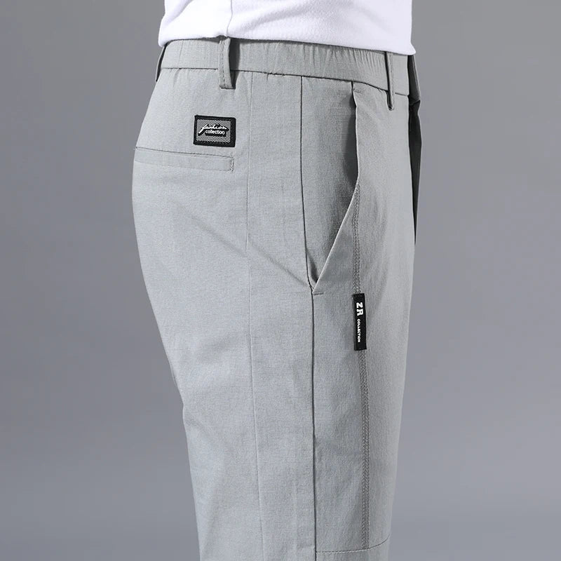 Men's Casual Pants Slim Fit Stretch Classic Chino Trouser