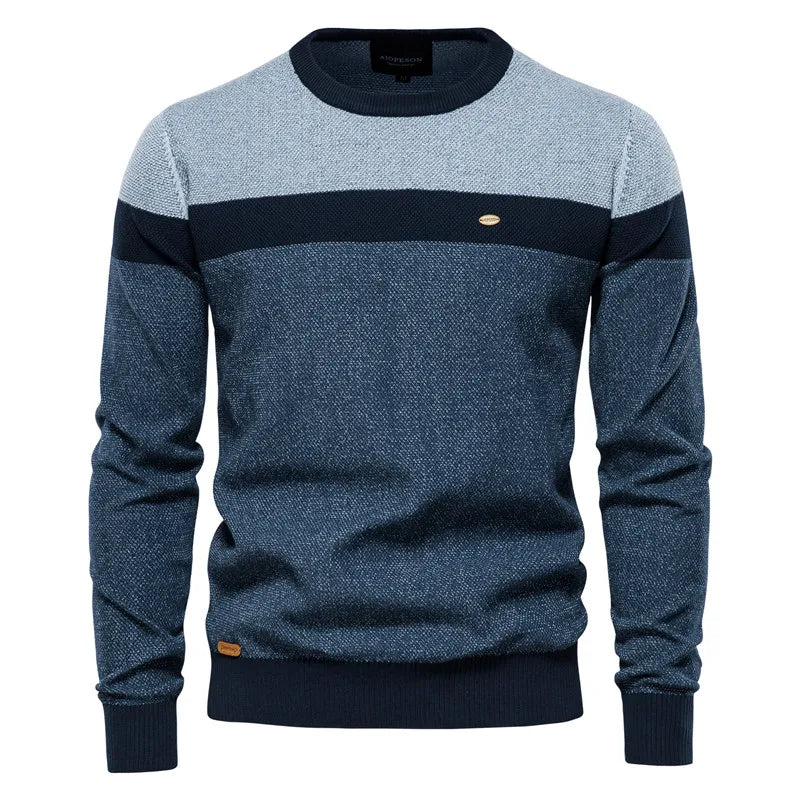AIOPESON Pullover Knitted Sweaters For Men New